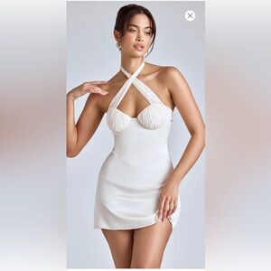 LISBETH Oh Polly Mini Dress - Ivory Size 6